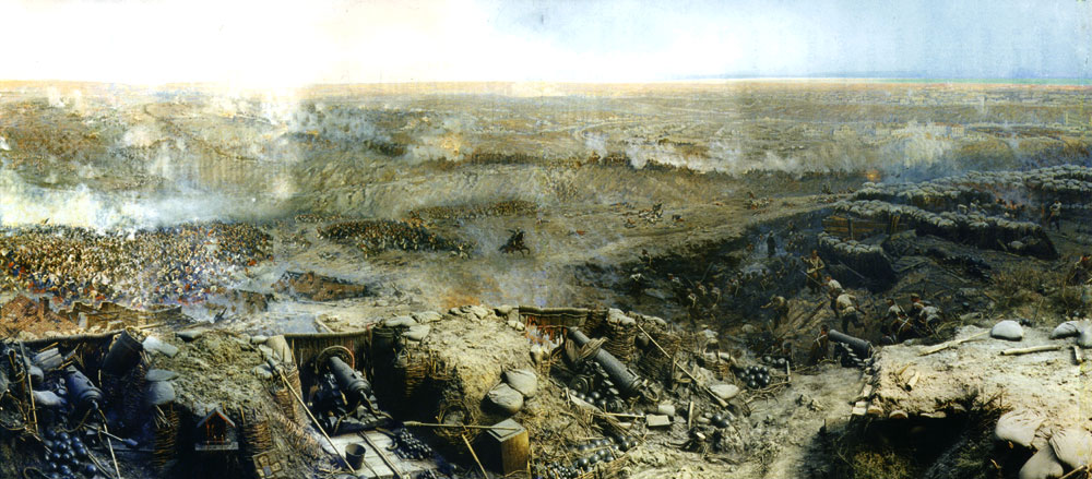 Фрагмент панорамы 'Оборона Севастополя 1854 - 1855 гг.' 