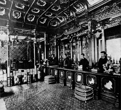 Чайный магазин С. В. Перлова. Конец XIX века
